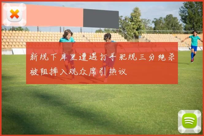 新规下库里遭遇打手犯规三分绝杀被阻摔入观众席引热议